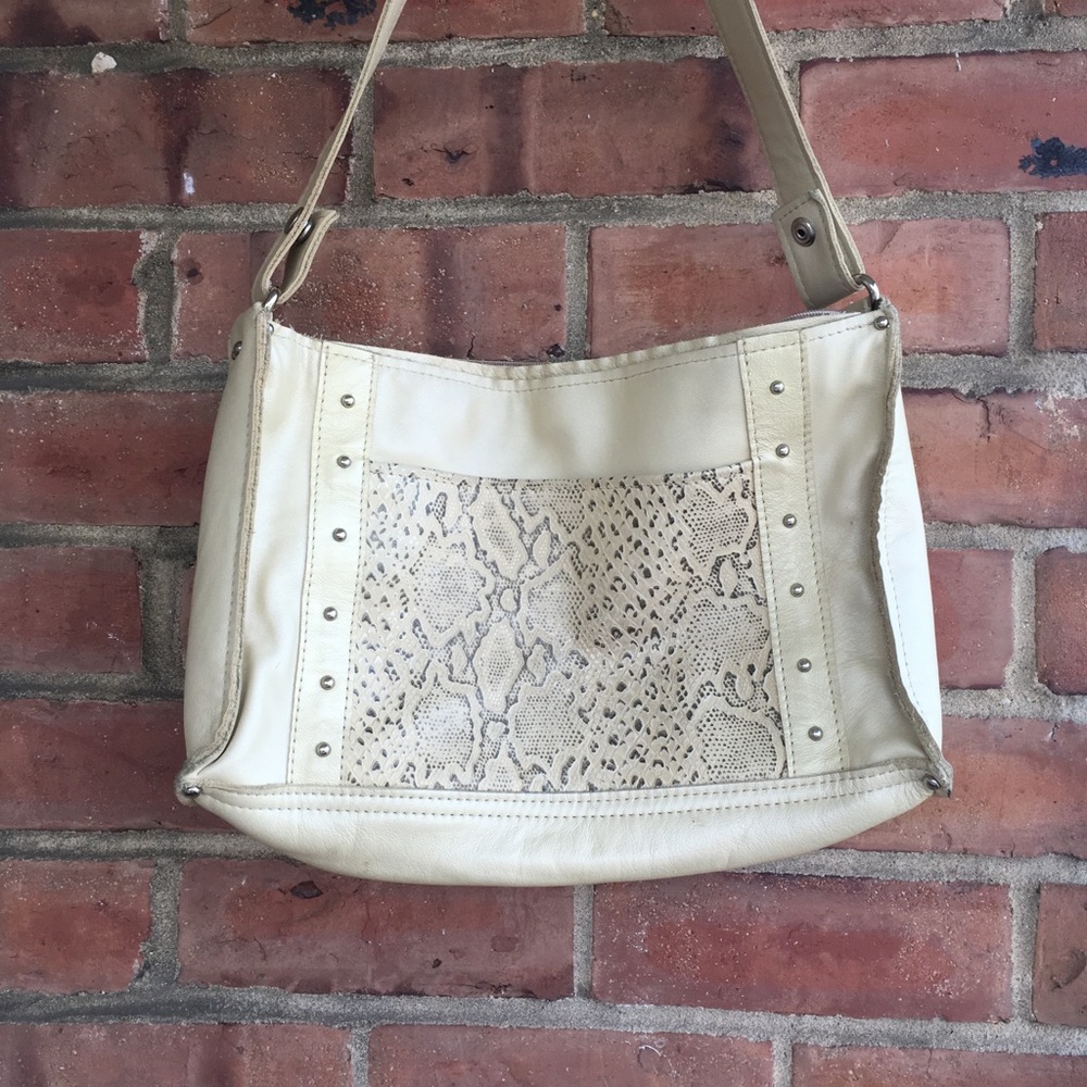 Handmade leather handbag